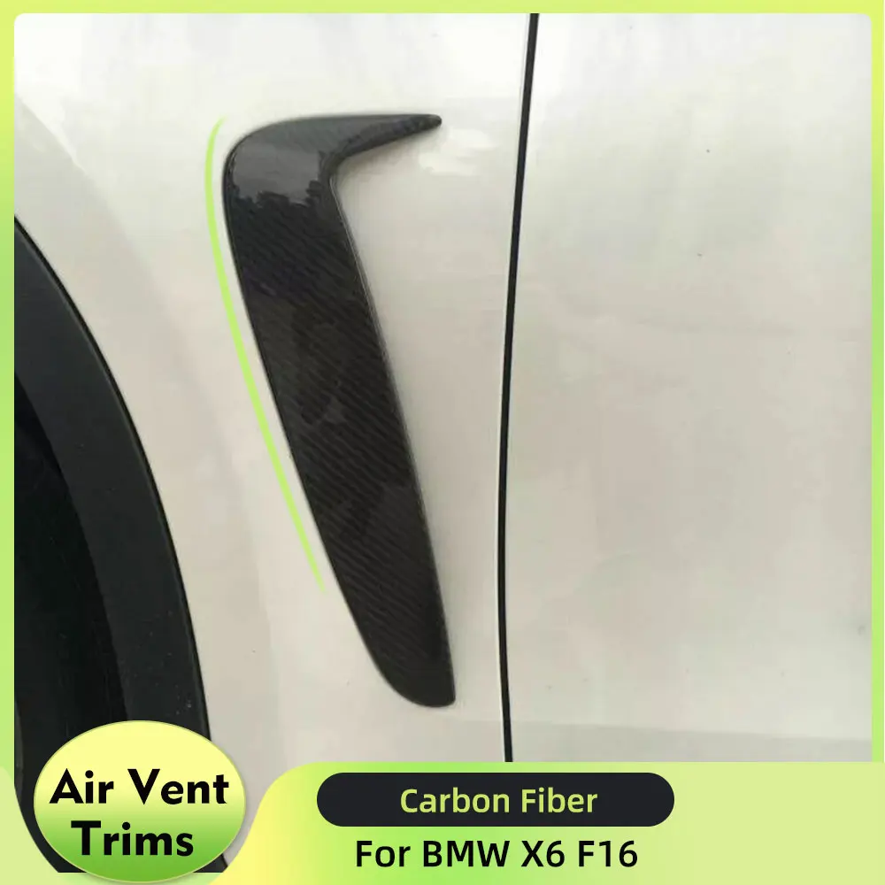 Carbon Fiber / FRP Front Air Duct Intake Flow Vent Stickers for BMW X6 F16 SUV 4 Door 2015-2017 Non X6M Front Air Vent Trims
Carbon Fiber / FRP Front Air Duct Intake Flow Vent Stickers for BMW X6 F16 SUV 4 Door 2015-2017 Non X6M Front Air Vent Trims