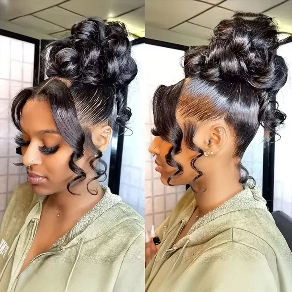 Натуральный черный парик с волнистыми волосами, 13x4 HD, с кружевной передней частью, 100% человеческие волосы, парик 13x6 с кружевной передней частью для женщин, предварительно выщипанный
Натуральный черный парик с волнистыми волосами, 13x4 HD, с кружевной передней частью, 100% человеческие волосы, парик 13x6 с кружевной передней частью для женщин, предварительно выщипанный