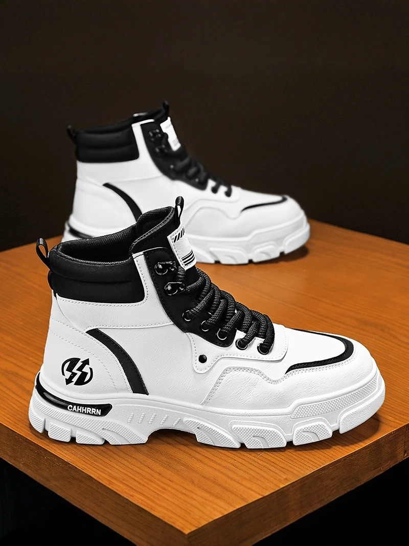 High-Top Men's Boots Outdoor Workwear Sports Waterproof Climbing Shoes British Style Winter Thick Bottom Casual Boots
High-Top Men's Boots Outdoor Workwear Sports Waterproof Climbing Shoes British Style Winter Thick Bottom Casual Boots
