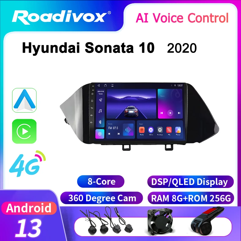roadivox Android car radio for Hyundai Sonata 10 2020 stereo GPS Navigation video Multimedia Player tape recorder carplay
roadivox Android car radio for Hyundai Sonata 10 2020 stereo GPS Navigation video Multimedia Player tape recorder carplay