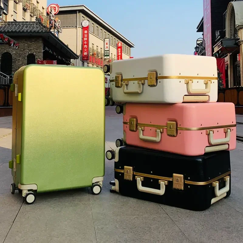 Aluminum Frame 20 Inches Carry Ons Luggage Trolley Luggage Bag Password Rolling Luggage Case Travel Bag on Wheels
Aluminum Frame 20 Inches Carry Ons Luggage Trolley Luggage Bag Password Rolling Luggage Case Travel Bag on Wheels