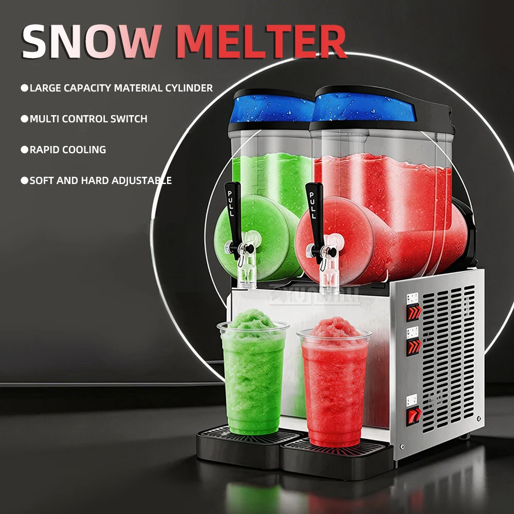 CL12L2 Snow Melting Machine 24-Liter Large Double Cylinder Commercial Ice Melter Sand & Ice Juice Maker for Business Use
CL12L2 Snow Melting Machine 24-Liter Large Double Cylinder Commercial Ice Melter Sand & Ice Juice Maker for Business Use