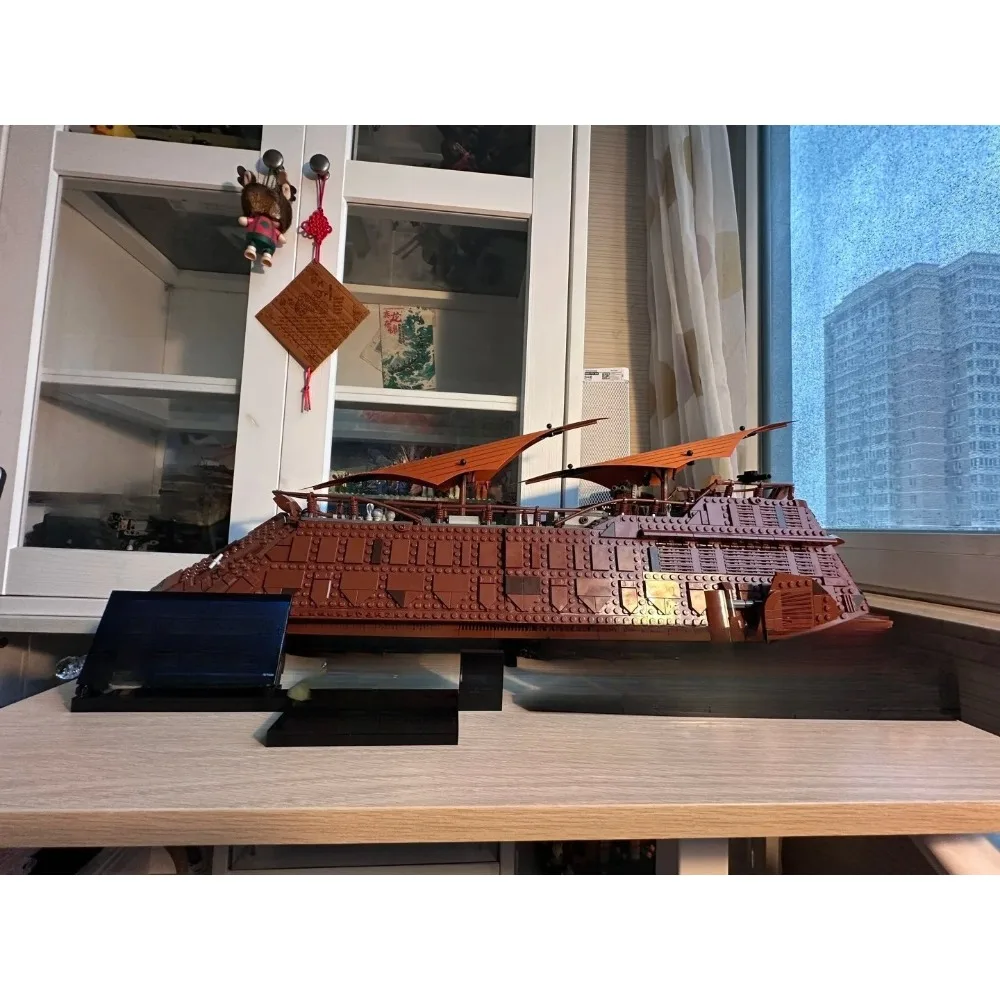Moc UCS Jabba's Sail Barge Building Blocks Sets Compatible With Legoed Particles Suitable For Christmas Gifts 75397
Moc UCS Jabba's Sail Barge Building Blocks Sets Compatible With Legoed Particles Suitable For Christmas Gifts 75397