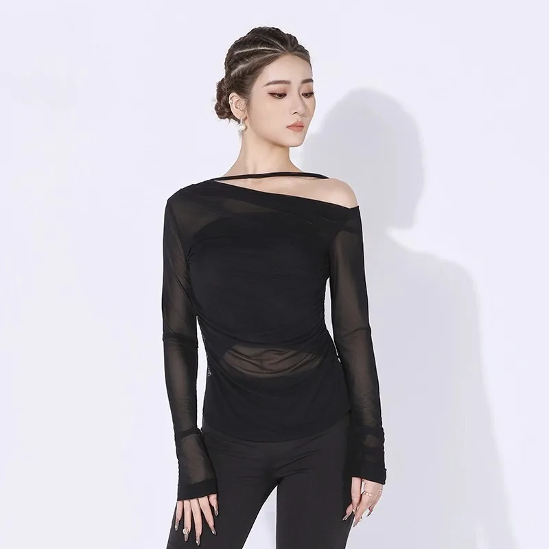 Топ для латинских танцев по индивидуальному заказу, женское сексуальное тренировочное платье с длинными рукавами, профессиональная одежда для выступлений, женское расширенное платье для тела
Топ для латинских танцев по индивидуальному заказу, женское сексуальное тренировочное платье с длинными рукавами, профессиональная одежда для выступлений, женское расширенное платье для тела