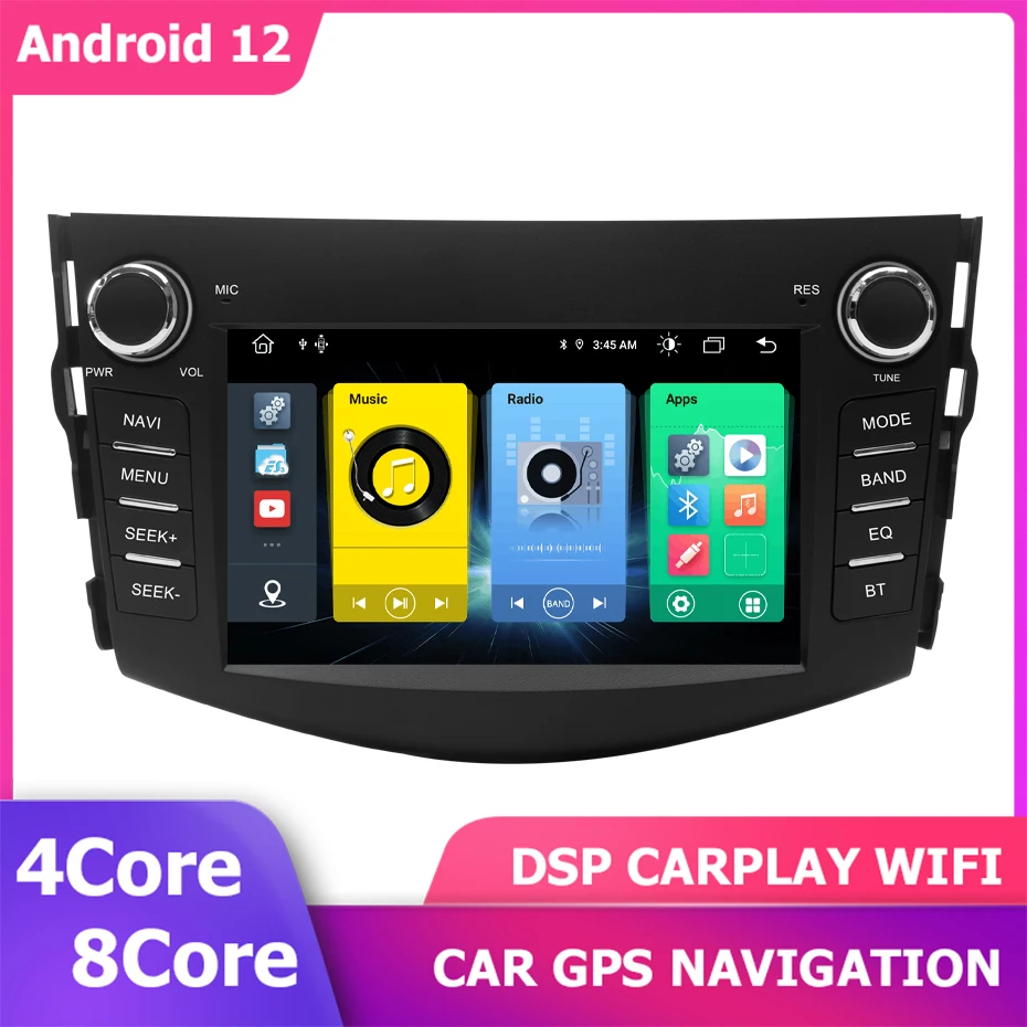 Android 12 Car GPS Player For Toyota RAV4 RAV-4 2 Din Radio Stereo Multimedia Navigation Head Unit 6+128G DSP CARPLAY Wifi 4G BT
Android 12 Car GPS Player For Toyota RAV4 RAV-4 2 Din Radio Stereo Multimedia Navigation Head Unit 6+128G DSP CARPLAY Wifi 4G BT