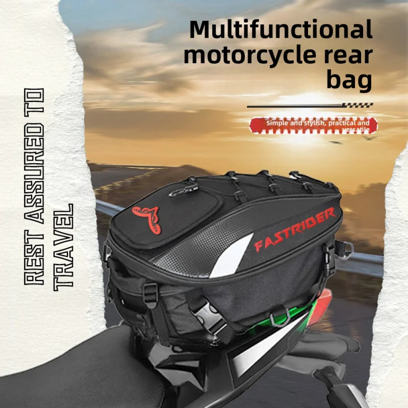 Motorcycle helmet bag, rear seat bag, backpack, motorcycle rider bag, tail bag, can hold a full-face helmet, motorcycle bag
Motorcycle helmet bag, rear seat bag, backpack, motorcycle rider bag, tail bag, can hold a full-face helmet, motorcycle bag