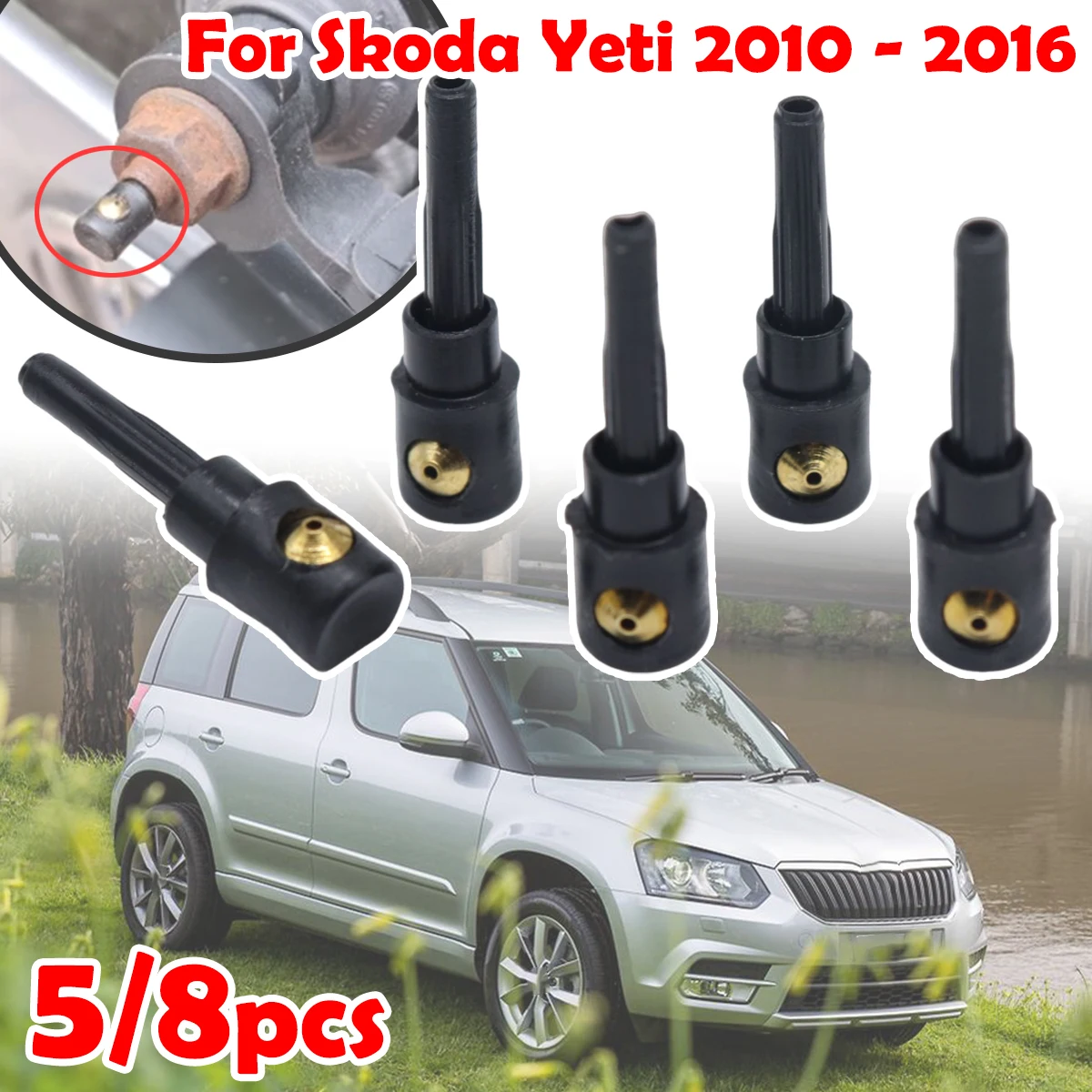 5/8pcs Rear Windscreen Wiper Nozzle Washer Sprayer Jet For Skoda Yeti 2010 2011 2012 2013 2014 - 2016 Car Replacement 3B9955985A
5/8pcs Rear Windscreen Wiper Nozzle Washer Sprayer Jet For Skoda Yeti 2010 2011 2012 2013 2014 - 2016 Car Replacement 3B9955985A