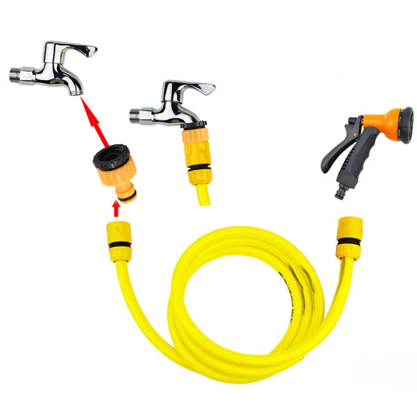 Garden Tap Hose Fittings Quick Connector 1/2 3/4 1 Inch Car Wash Garden Garden Irrigation Quick Coupling Washing Machine
Garden Tap Hose Fittings Quick Connector 1/2 3/4 1 Inch Car Wash Garden Garden Irrigation Quick Coupling Washing Machine