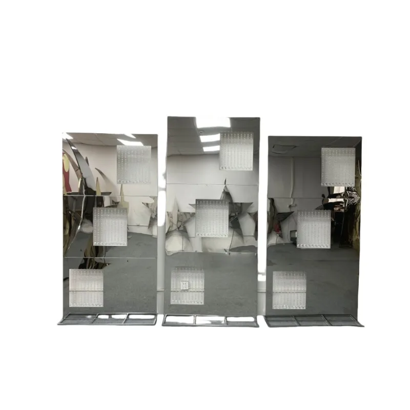 Wedding props silver square bead curtain, wedding stage arrangement stainless steel arch screen welcome background
Wedding props silver square bead curtain, wedding stage arrangement stainless steel arch screen welcome background