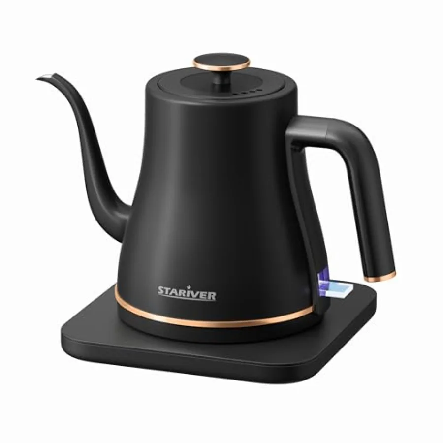 Gooseneck Electric Kettle 0.8L Stainless Steel Inner Lid and Bottom Pour Over Coffee Kettle with Auto Shut Off and Boil Dry Pro
Gooseneck Electric Kettle 0.8L Stainless Steel Inner Lid and Bottom Pour Over Coffee Kettle with Auto Shut Off and Boil Dry Pro