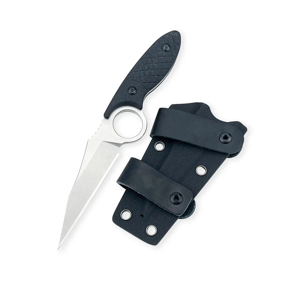 Non-Slip G10 Handle Fixed Blade Knife with 8Cr13MoV Steel & Sheath, EDC Camping Tools, Ideal Present for Outdoor Enthusiasts
Non-Slip G10 Handle Fixed Blade Knife with 8Cr13MoV Steel & Sheath, EDC Camping Tools, Ideal Present for Outdoor Enthusiasts