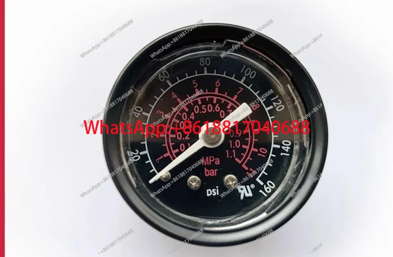 Pressure gauge IMI 1.1mpa/11bar/160psi Black 1/4/300 psi/20bar
Pressure gauge IMI 1.1mpa/11bar/160psi Black 1/4/300 psi/20bar