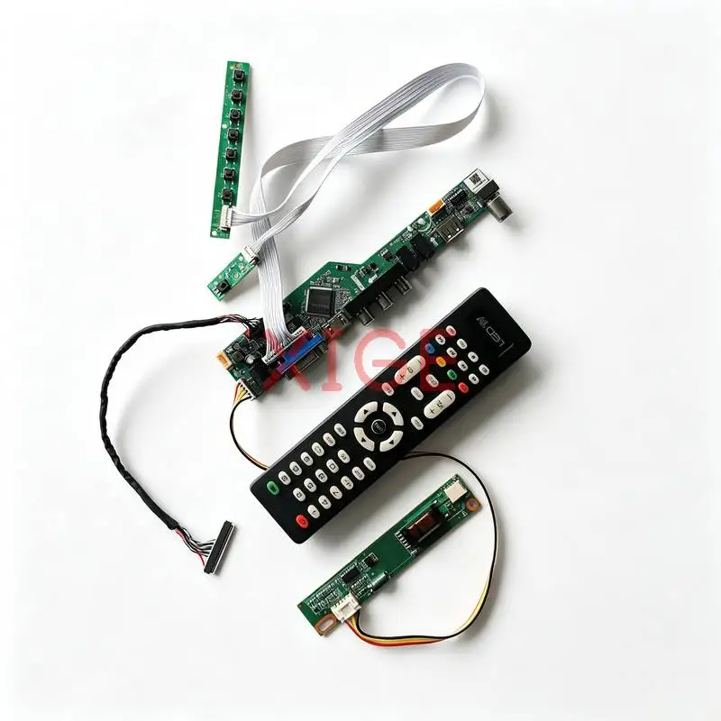 For LP171WP4 LP171W01 QD17TL02 LP171WX2 Screen Drive Controller Board Kit DIY 1CCFL USB+AV+VGA+HDMI 30Pin LVDS 1440x900 1440*900
For LP171WP4 LP171W01 QD17TL02 LP171WX2 Screen Drive Controller Board Kit DIY 1CCFL USB+AV+VGA+HDMI 30Pin LVDS 1440x900 1440*900