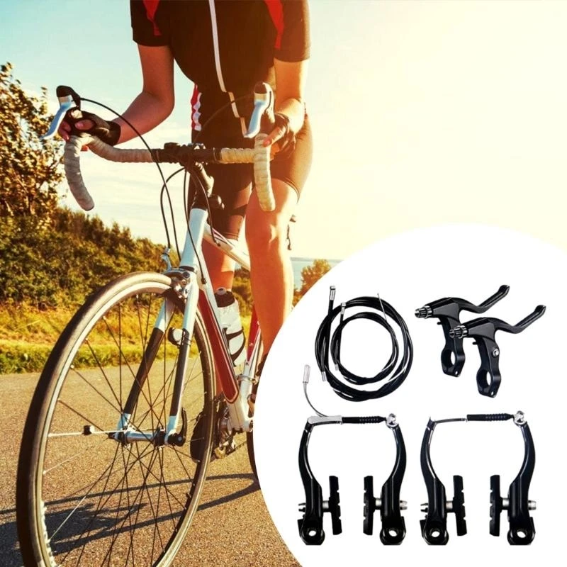 Complete Bike Brakes Set Bike Front and Rear Brake with Calipers Levers Cables 69HD
Complete Bike Brakes Set Bike Front and Rear Brake with Calipers Levers Cables 69HD
