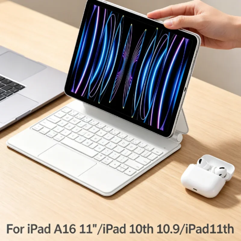 Fashion Backlit TouchPad Magic Keyboard Smart Cover for IPad A16 11 Universal 10th Gen 10.9 11th Gen IPad
Fashion Backlit TouchPad Magic Keyboard Smart Cover for IPad A16 11 Universal 10th Gen 10.9 11th Gen IPad