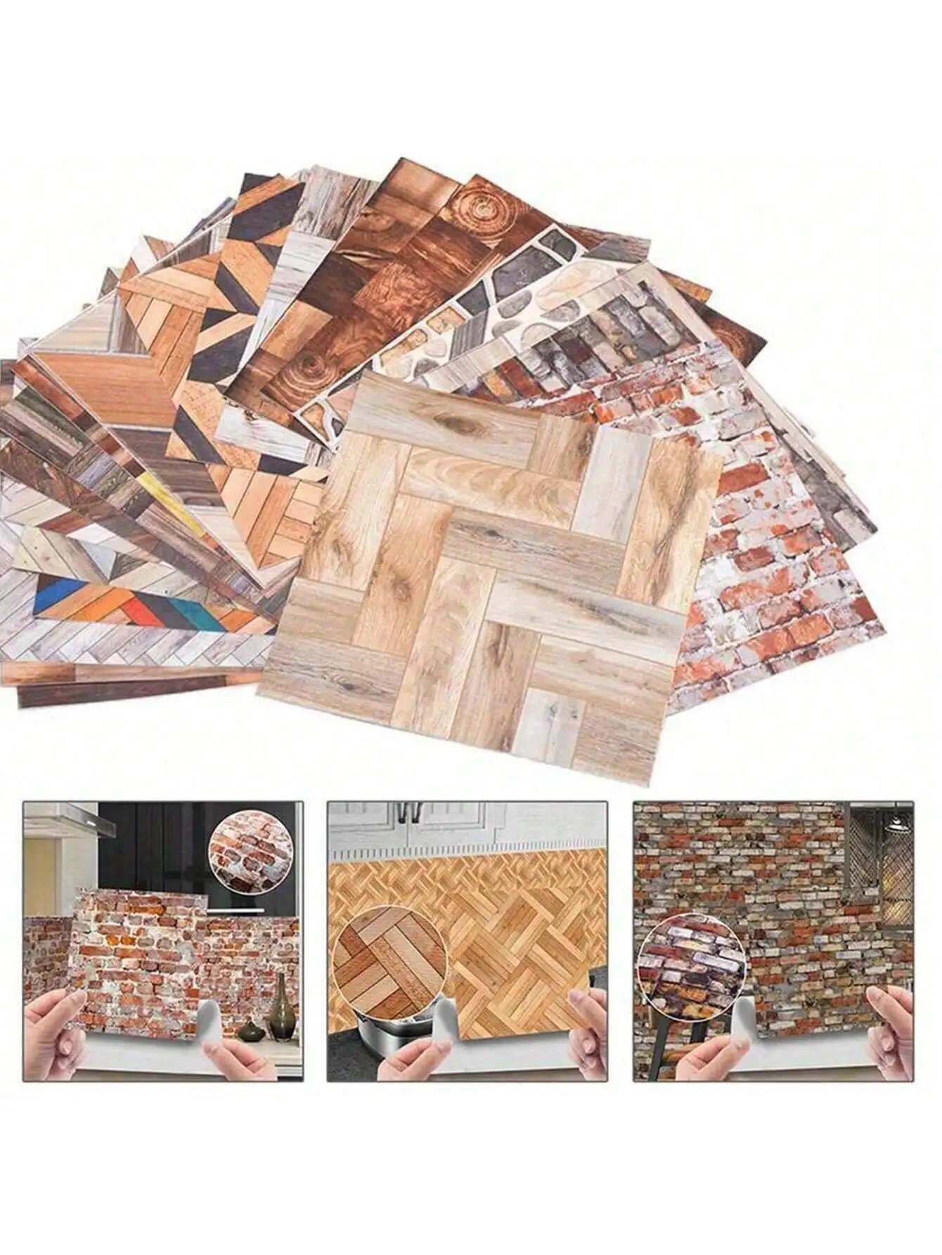 3pcs Miniature Dollhouse Floor: 3.93 X 3.93 Inches Realistic Wallpaper Tile Sticker, Model Furniture Decor
3pcs Miniature Dollhouse Floor: 3.93 X 3.93 Inches Realistic Wallpaper Tile Sticker, Model Furniture Decor