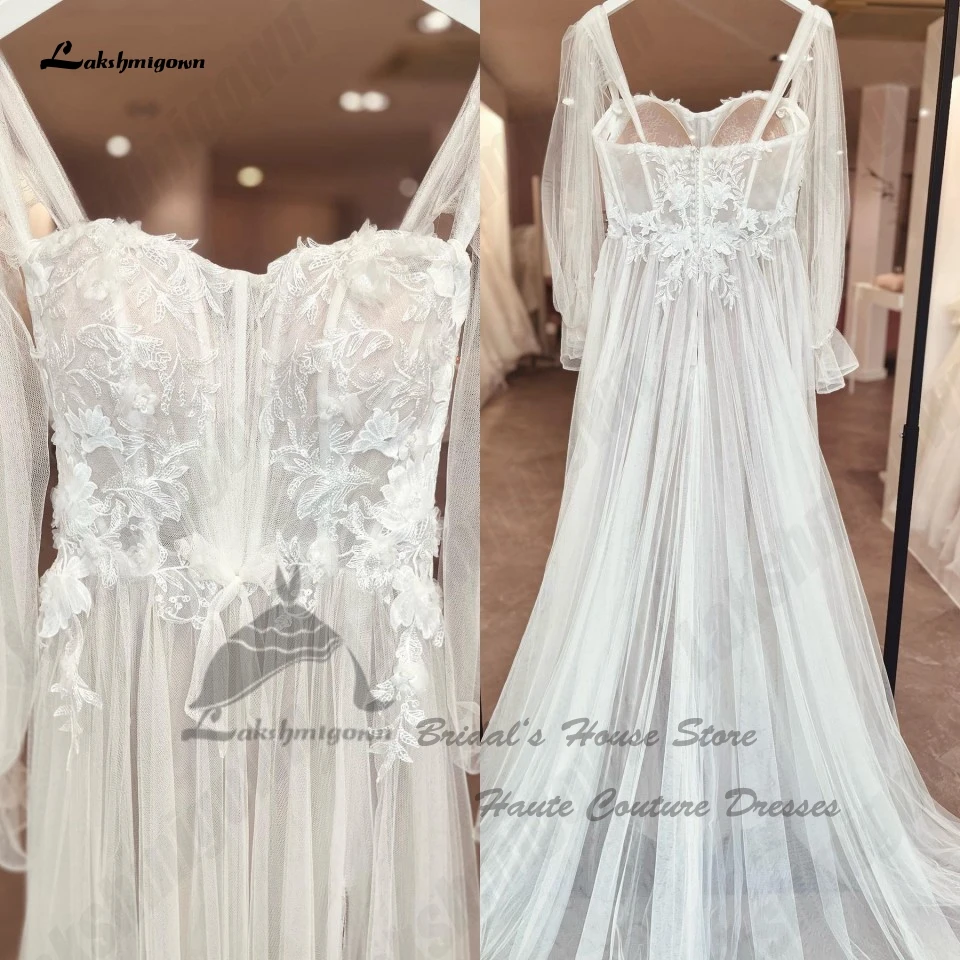 Lakshmigown Пышные свадебные платья с длинным рукавом, трапециевидный корсет 2023, цветочный кружевной богемный стиль, свадебные платья принцессы
Lakshmigown Пышные свадебные платья с длинным рукавом, трапециевидный корсет 2023, цветочный кружевной богемный стиль, свадебные платья принцессы