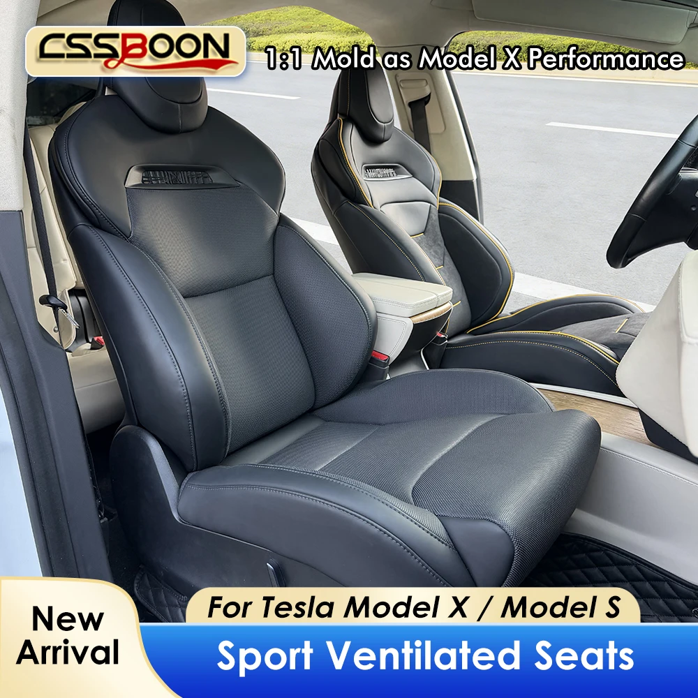 CSSBOON Performance Sport Seat Full Set for Tesla Model S & Model X 2016-2019 PU Leather Ventilated Upgrade Personalize Custom
CSSBOON Performance Sport Seat Full Set for Tesla Model S & Model X 2016-2019 PU Leather Ventilated Upgrade Personalize Custom