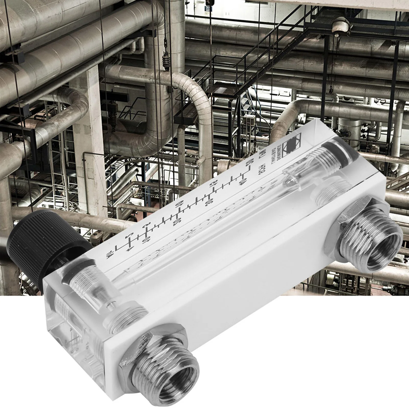 Panel Type Flowmeter LZM-6T Panel Type 2-20LPM/4-40SCFH Gas Meter Flowmeter Brass Female BSP1/4"
Panel Type Flowmeter LZM-6T Panel Type 2-20LPM/4-40SCFH Gas Meter Flowmeter Brass Female BSP1/4"