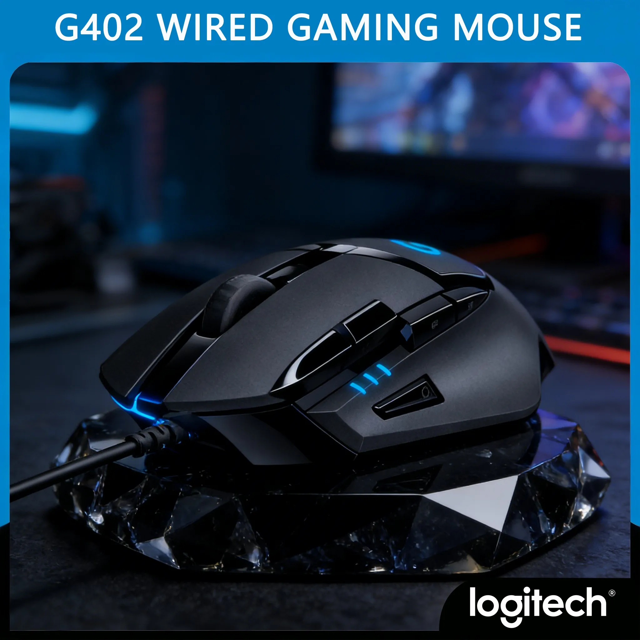G402 Hyperion Fury Best-Selling Budget Mouse High-Speed Tracking 4000DPI
G402 Hyperion Fury Best-Selling Budget Mouse High-Speed Tracking 4000DPI