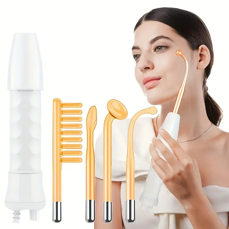 Портативный набор для ухода за кожей лица 4-в-1: высокочастотный массажер для лица 120 кГц, 4 сменных электродных стержня, 110 В для домашнего использования
Портативный набор для ухода за кожей лица 4-в-1: высокочастотный массажер для лица 120 кГц, 4 сменных электродных стержня, 110 В для домашнего использования