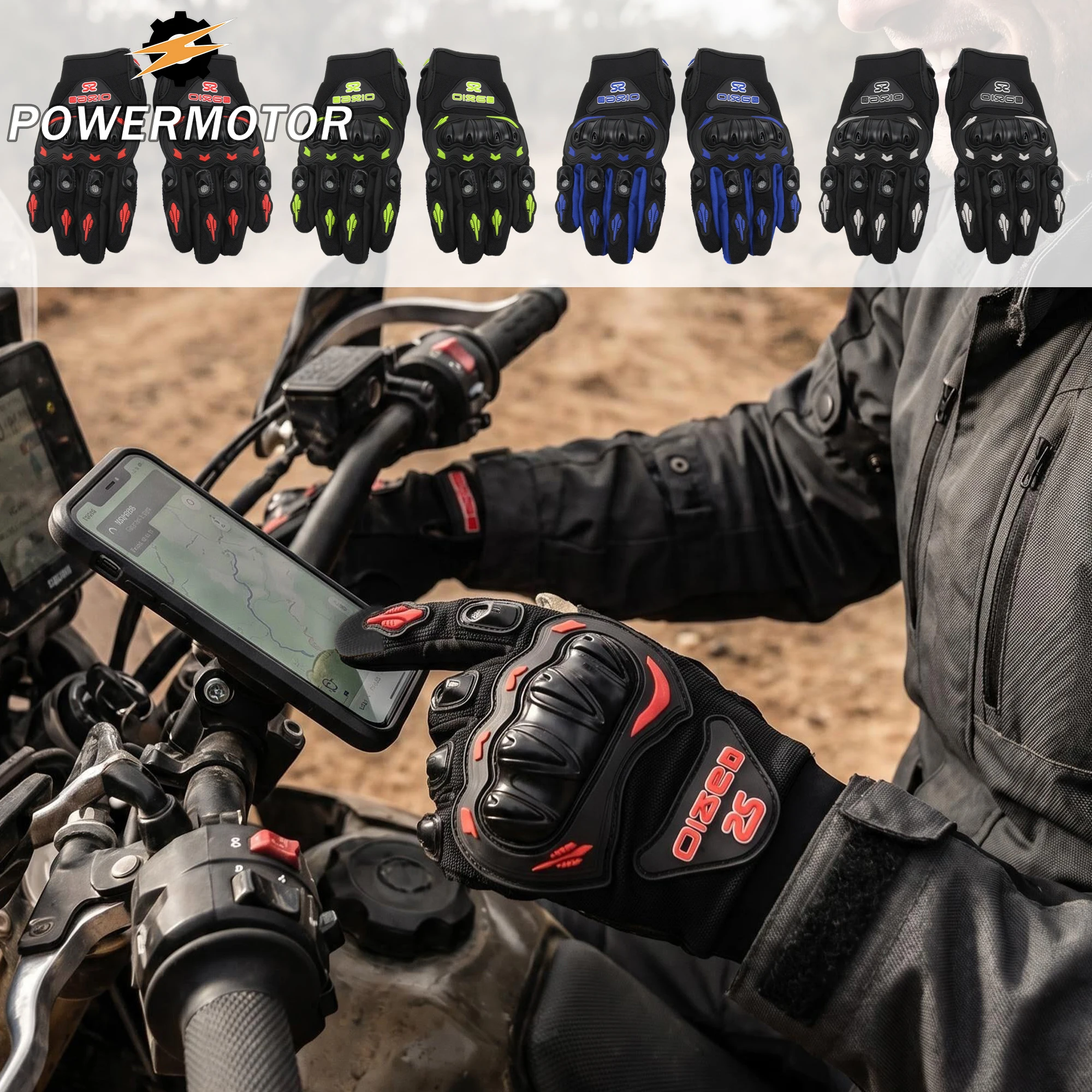Motorcycle Gloves Cycling Gloves Non-slip Wear-resistant Drop-proof Touch Screen Enduro DirtBike Racing Cycling Gear Accessories
Motorcycle Gloves Cycling Gloves Non-slip Wear-resistant Drop-proof Touch Screen Enduro DirtBike Racing Cycling Gear Accessories