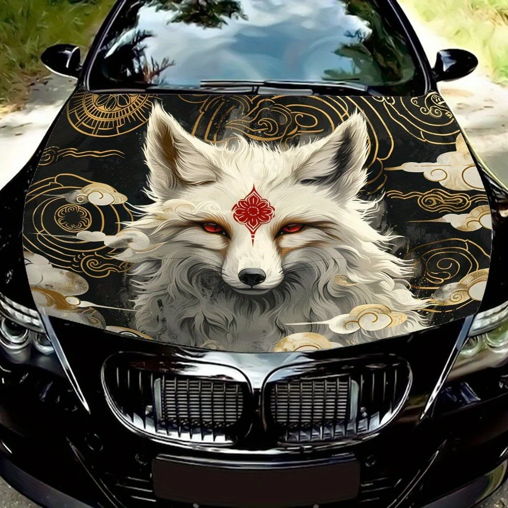 Ornate White Fox Car Hood Decal Sticker - Splash-Resistant, Easy Removal Durable Vinyl Wrap, Fit For All Vehicles, Car Accessori
Ornate White Fox Car Hood Decal Sticker - Splash-Resistant, Easy Removal Durable Vinyl Wrap, Fit For All Vehicles, Car Accessori