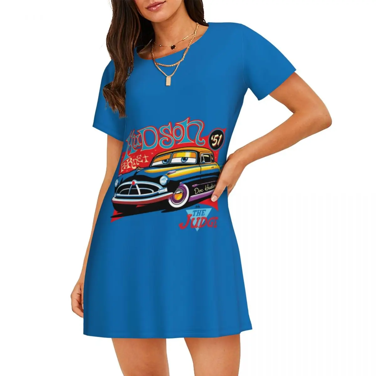 Custom Lightning McQueen Short Sleeves Women Nightdress Sleeping Womens Sleepshirts A speeding car Dress Women Short Nightgowns
Custom Lightning McQueen Short Sleeves Women Nightdress Sleeping Womens Sleepshirts A speeding car Dress Women Short Nightgowns