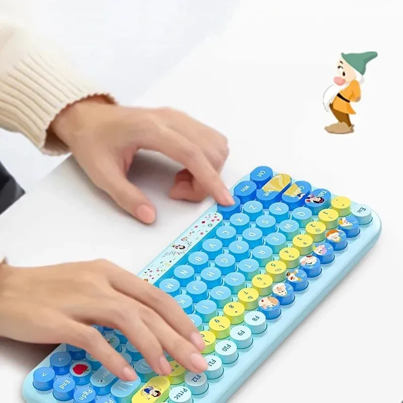 Kawaii Princess Wireless Keyboard and Mouse Set Cartoon Theme Keycaps Keyboards 2.4G Wireless Keyboard For Laptop Girls Gift
Kawaii Princess Wireless Keyboard and Mouse Set Cartoon Theme Keycaps Keyboards 2.4G Wireless Keyboard For Laptop Girls Gift