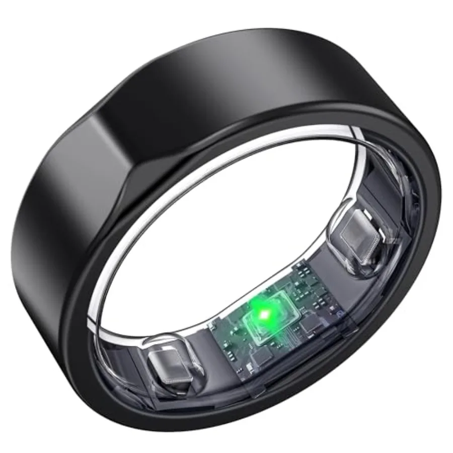 Smart Ring for Women - Fitness Tracker Ring with Step Tracker5ATM Waterproof No App Subscription Black 6
Smart Ring for Women - Fitness Tracker Ring with Step Tracker5ATM Waterproof No App Subscription Black 6