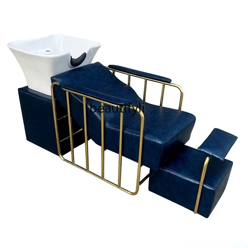 ls 04Barber Shop Lying Half Flushing Bed High-End Simple Sitting Hair Salon Special Punch Bed
ls 04Barber Shop Lying Half Flushing Bed High-End Simple Sitting Hair Salon Special Punch Bed