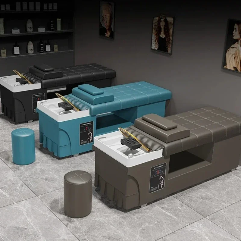 Salon Shampoo Basin Head Spa Hairdressing Lying Smart Water Circulation Washbasin Spa Hairdresser Washing Chair Chaise Coiffure
Salon Shampoo Basin Head Spa Hairdressing Lying Smart Water Circulation Washbasin Spa Hairdresser Washing Chair Chaise Coiffure