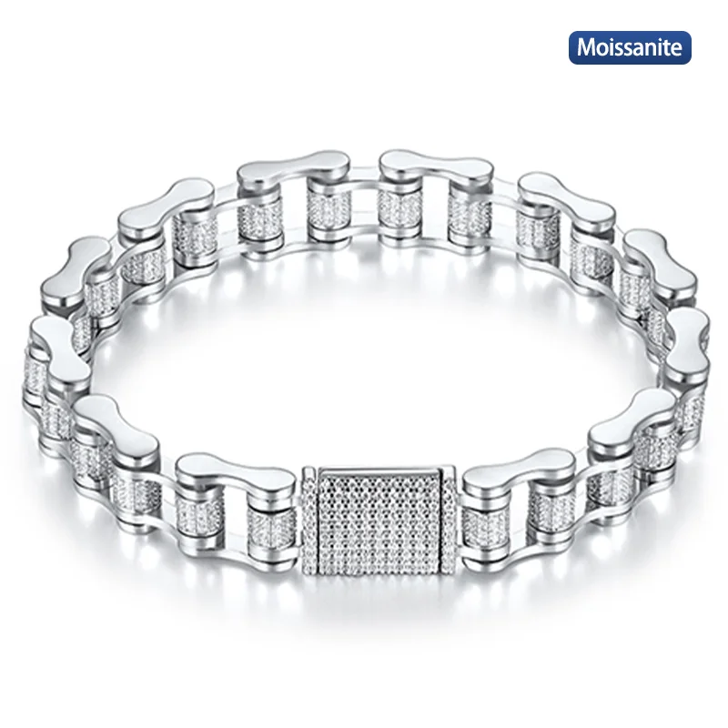 S925 Silver Moissanite Watch chain Bracelet 6.5~8.5inch HipHop Style Jewelry Personalized customization Valentine's Day Gift
S925 Silver Moissanite Watch chain Bracelet 6.5~8.5inch HipHop Style Jewelry Personalized customization Valentine's Day Gift