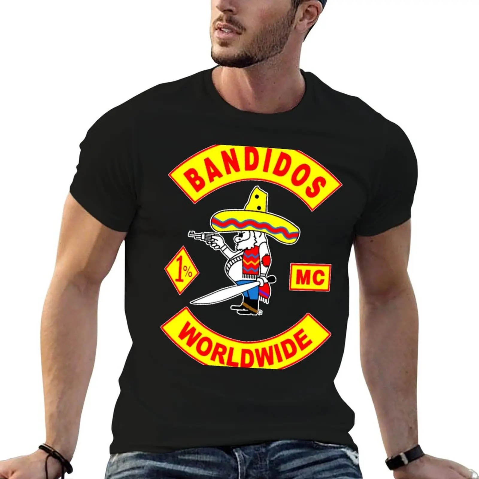 Bandidos Worldwide MC Logo Essential T-Shirt anime tshirt man t shirts for men men t shirt cotton 100% T-shirt
Bandidos Worldwide MC Logo Essential T-Shirt anime tshirt man t shirts for men men t shirt cotton 100% T-shirt