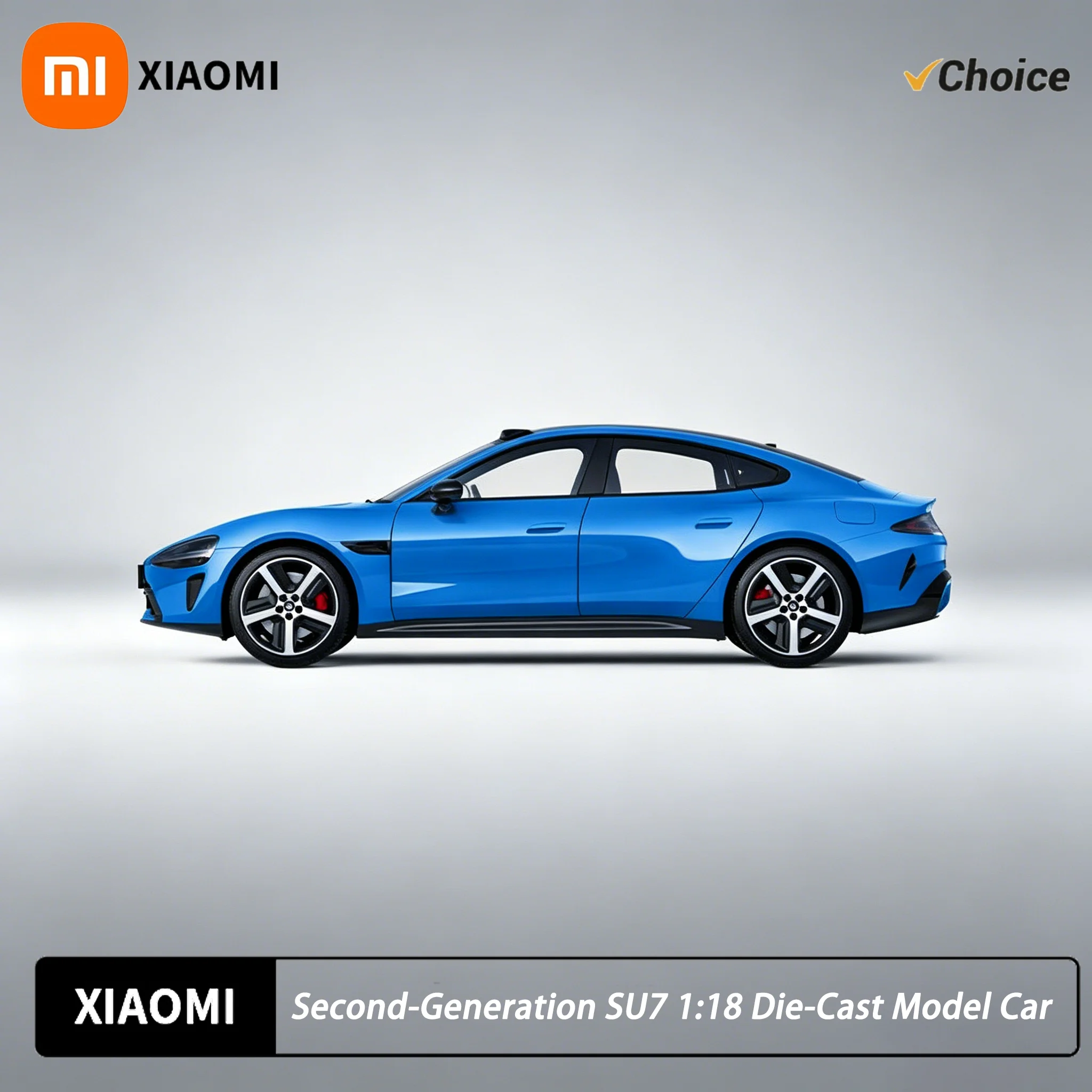 Xiaomi SU7 Generation 2 1:18 Scale Diecast Model Car, Zinc Alloy Body, Steering Wheel Linked Wheels, Desktop Display Ornament
Xiaomi SU7 Generation 2 1:18 Scale Diecast Model Car, Zinc Alloy Body, Steering Wheel Linked Wheels, Desktop Display Ornament