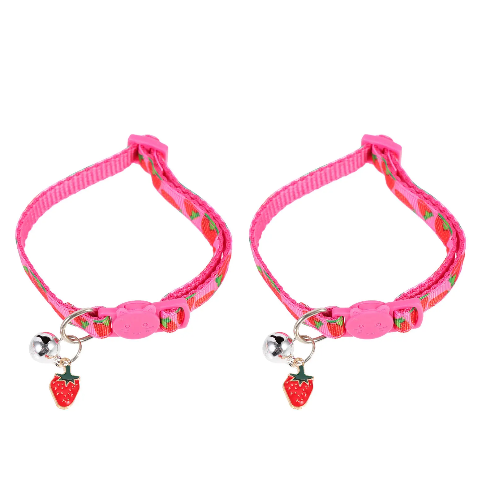 2Pcs Adorable Strawberry Cat Collar Lightweight Comfortable Pet Collar Decor Fruit Design Party Accessory for Cats
2Pcs Adorable Strawberry Cat Collar Lightweight Comfortable Pet Collar Decor Fruit Design Party Accessory for Cats