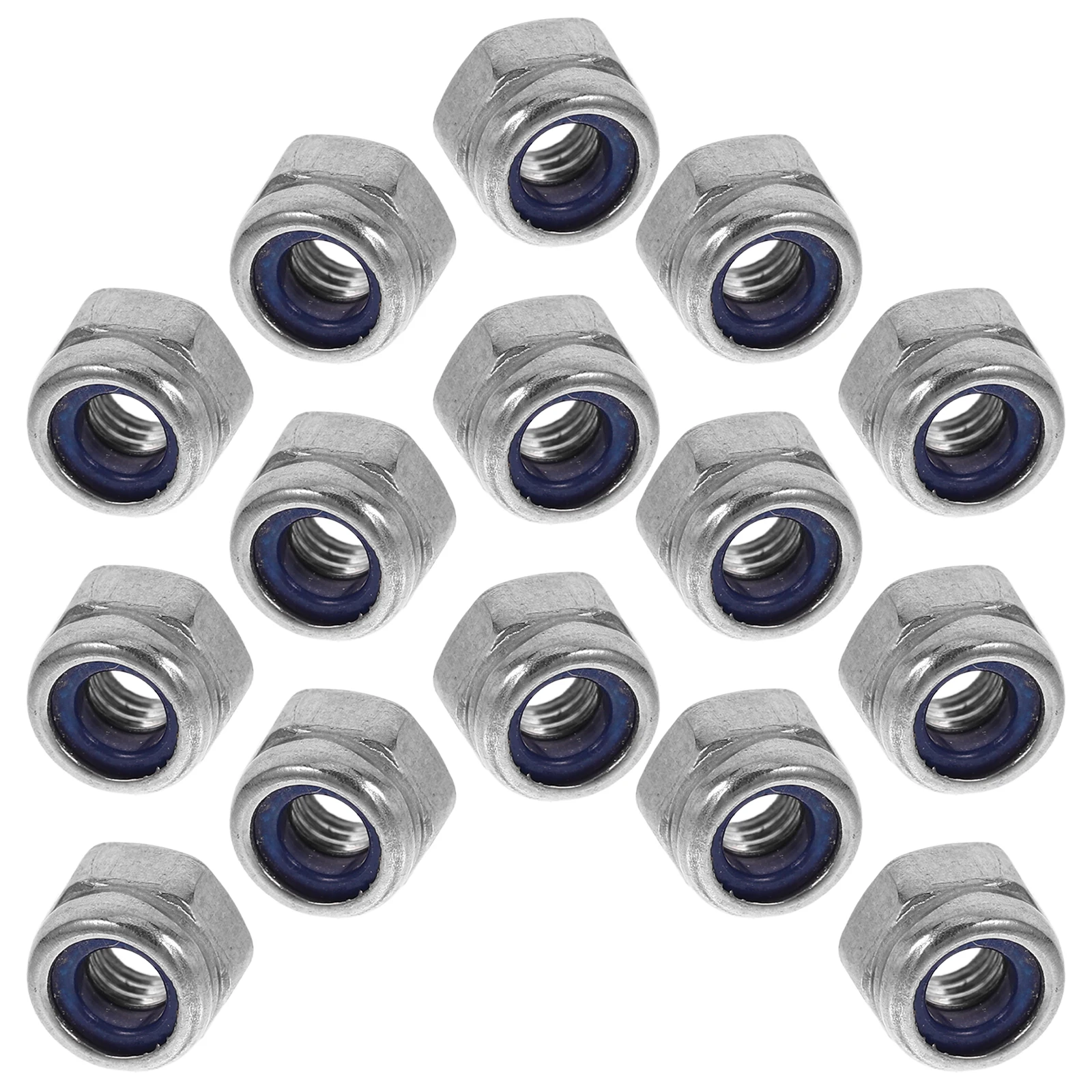 100pcs M6 Stainless Steel Nylon Lock Nuts Hex Fasteners for Machinery Electronic Products niture Automotive Hardware
100pcs M6 Stainless Steel Nylon Lock Nuts Hex Fasteners for Machinery Electronic Products niture Automotive Hardware