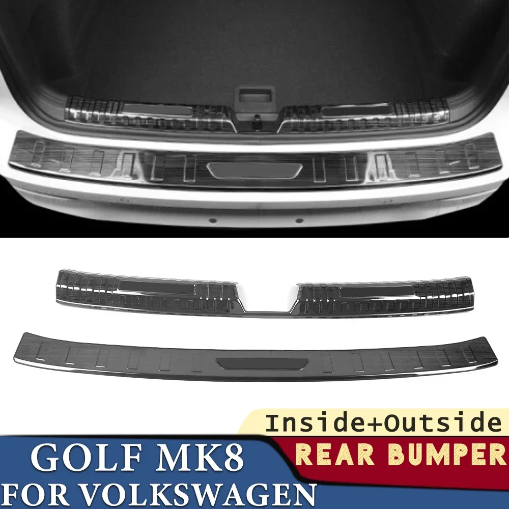 Trunk Bumper for Volkswagen Golf MK8 Hatchback 2020-2024 Car Accessories Stainless Rear Fender Protector Cover Stick Decoration 
Trunk Bumper for Volkswagen Golf MK8 Hatchback 2020-2024 Car Accessories Stainless Rear Fender Protector Cover Stick Decoration