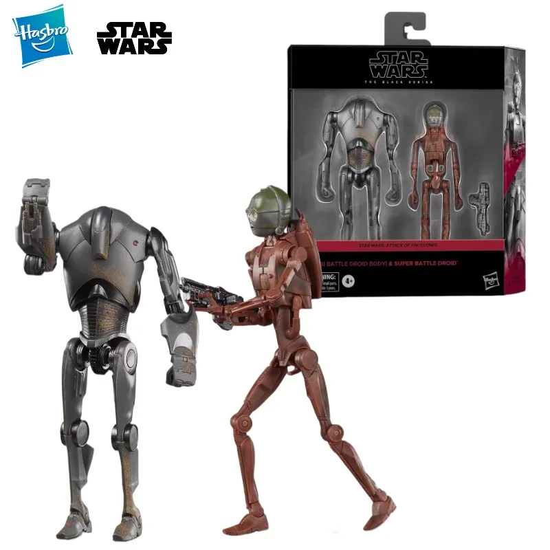 Новый оригинальный двойной набор Hasbro Star Wars C-3PO и Super Fighting Robot 6 дюймов
Новый оригинальный двойной набор Hasbro Star Wars C-3PO и Super Fighting Robot 6 дюймов