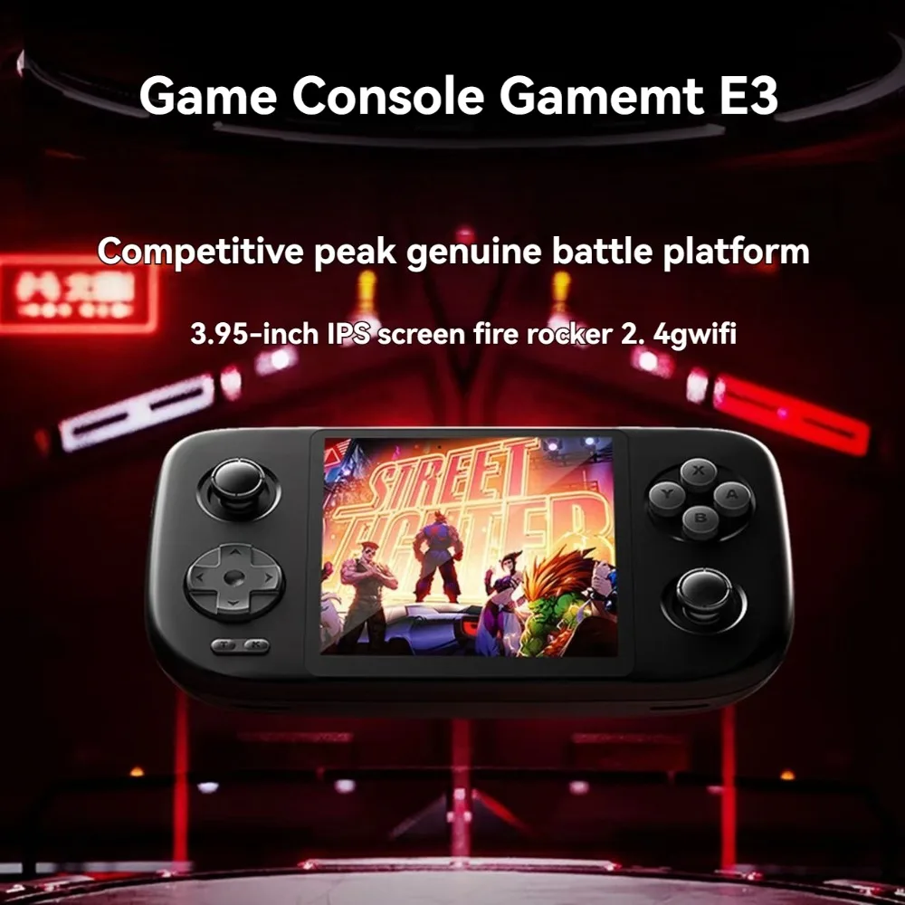 GAMEMT E3 Vigor Game Console Retro Handheld 3.95-inch IPS Screen HD Display Online Multiplayer Esports Joystick Handheld Console
GAMEMT E3 Vigor Game Console Retro Handheld 3.95-inch IPS Screen HD Display Online Multiplayer Esports Joystick Handheld Console