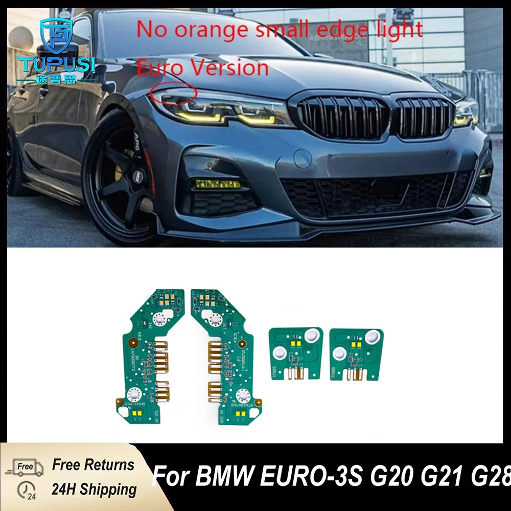 Желтый световой модуль DRL для BMW 3 серии G20 G21 G28 2020–2022 Фара с низким зазором, версия ЕС, США, модернизированный светодиодный сменный блок
Желтый световой модуль DRL для BMW 3 серии G20 G21 G28 2020–2022 Фара с низким зазором, версия ЕС, США, модернизированный светодиодный сменный блок