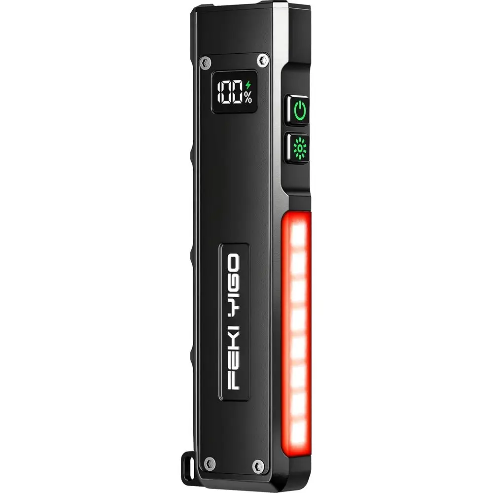 Rechargeable 1800 Lumen Yigo EDC Tactical Flashlight (Black)
Rechargeable 1800 Lumen Yigo EDC Tactical Flashlight (Black)