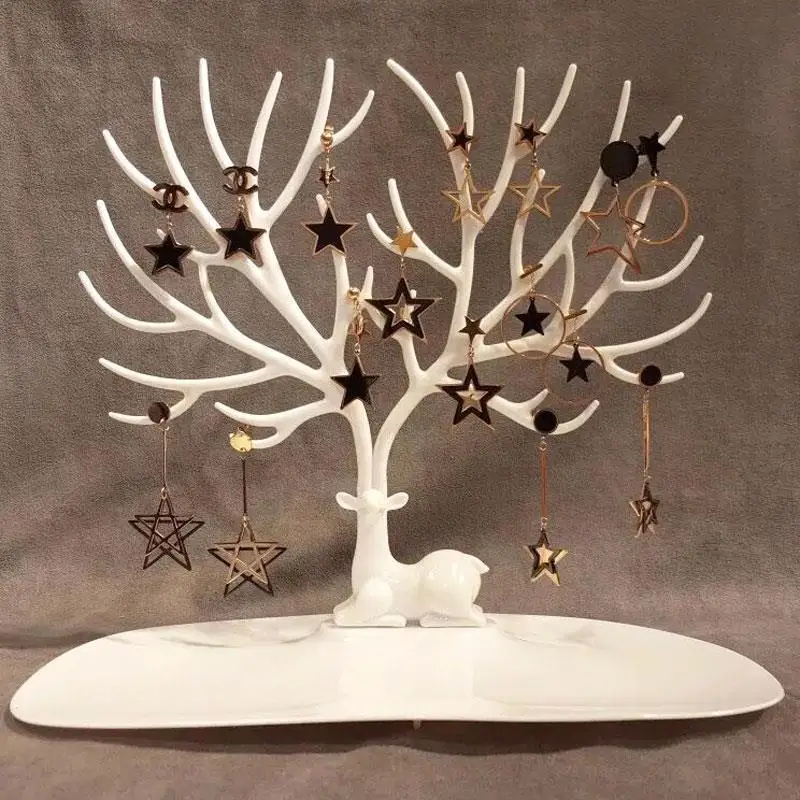 Home Decor Antler Tree-Shaped Creative Necklace Jewelry Display Rack Earring Bracelet Bangle Jewelry Storage Hanging Rack
Home Decor Antler Tree-Shaped Creative Necklace Jewelry Display Rack Earring Bracelet Bangle Jewelry Storage Hanging Rack