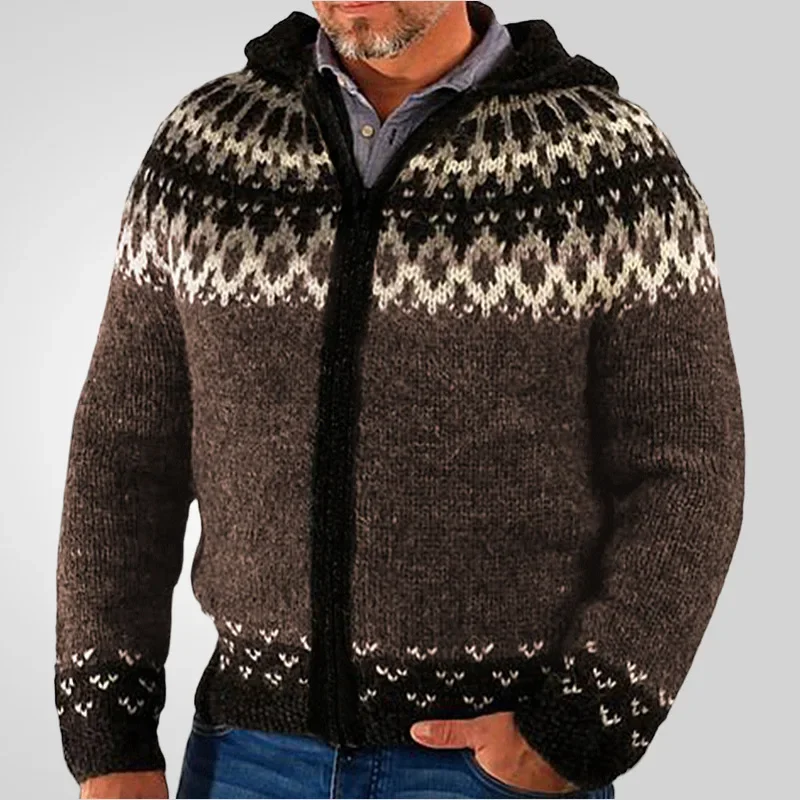 Men Cardigan Sweaters Zipper Coat Hooded Full Sleeve Print Coats Casual Splice Open Stitch Autumn Winter Outerwear 2024
Men Cardigan Sweaters Zipper Coat Hooded Full Sleeve Print Coats Casual Splice Open Stitch Autumn Winter Outerwear 2024