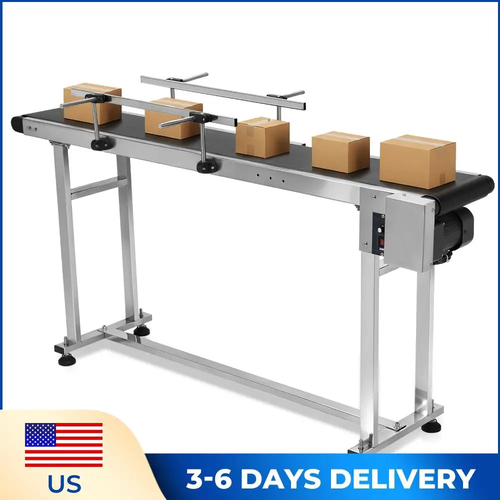 Конвейер с рамой из нержавеющей стали 59x7.8 дюймов, электрический ПВХ-конвейер с двойными защитными ограждениями, регулируемая скорость для промышленной транспортировки
Конвейер с рамой из нержавеющей стали 59x7.8 дюймов, электрический ПВХ-конвейер с двойными защитными ограждениями, регулируемая скорость для промышленной транспортировки