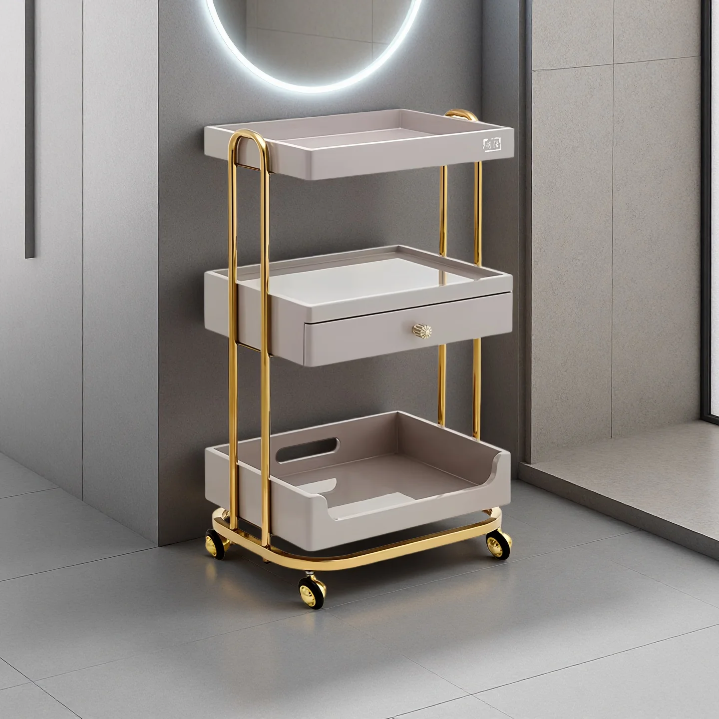 Multi-Functional Beauty Salon Furniture Mobile Trolley Spa Cart Low Price Salon Equipment with Adjustable Shelf
Multi-Functional Beauty Salon Furniture Mobile Trolley Spa Cart Low Price Salon Equipment with Adjustable Shelf