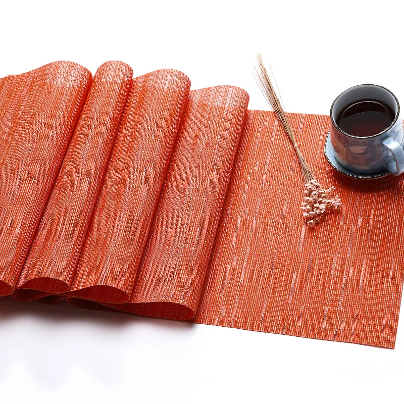Yjq dining table thermal insulation solid color table flag bamboo woven table mat
Yjq dining table thermal insulation solid color table flag bamboo woven table mat