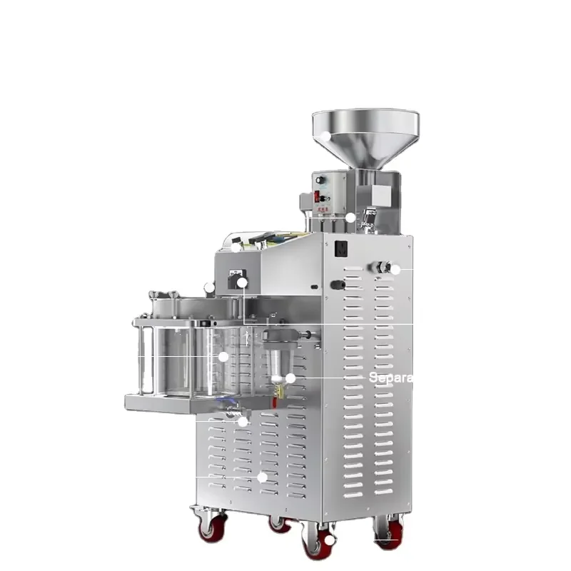 Commercial Intelligent Electric Stainless Steel Oil Press Machine 15-25 Kg/h Hot Cold Oil Extractor High Yield Frying
Commercial Intelligent Electric Stainless Steel Oil Press Machine 15-25 Kg/h Hot Cold Oil Extractor High Yield Frying