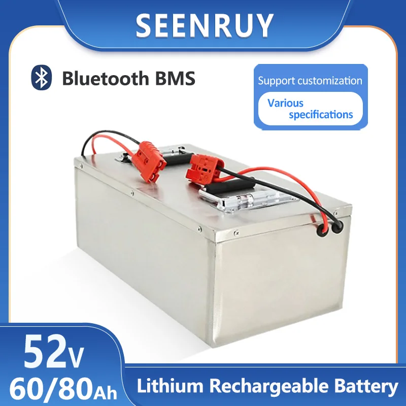14S 51.8V 48V 60ah 80AH литий-ионный аккумулятор для 52V электрической двухколесной электрической трехколесной тележки для гольфа с зарядным устройством 10A
14S 51.8V 48V 60ah 80AH литий-ионный аккумулятор для 52V электрической двухколесной электрической трехколесной тележки для гольфа с зарядным устройством 10A