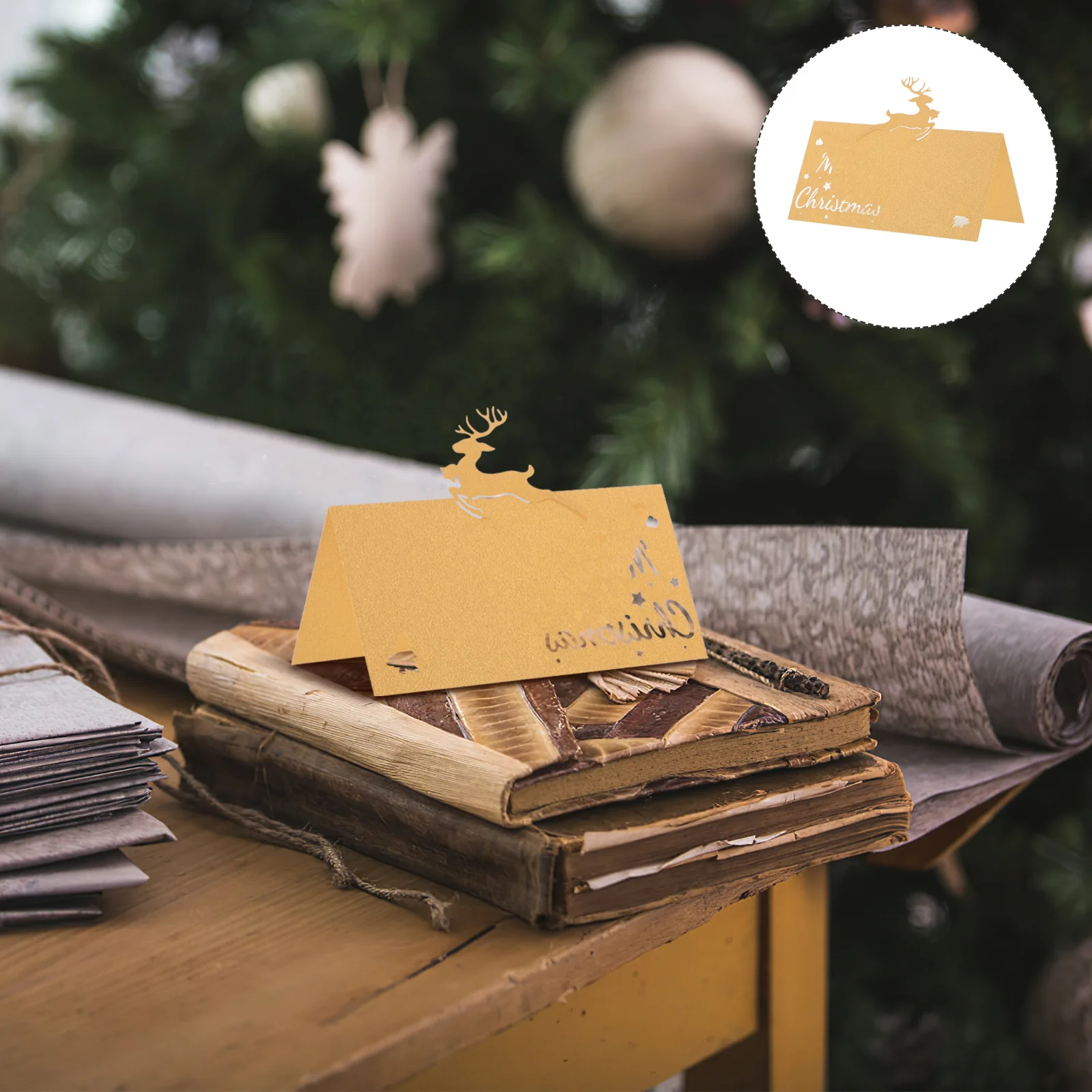 50Pcs Christmas Place Cards Reindeer Hollow Paper Table Seating Cards Wedding Guest Dinner Holiday Event Name Tent
50Pcs Christmas Place Cards Reindeer Hollow Paper Table Seating Cards Wedding Guest Dinner Holiday Event Name Tent